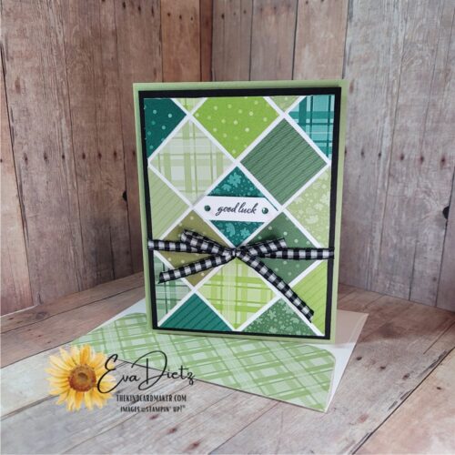 Love Quilt Cards? Make this 1 Beautiful St. Patrick’s Day in Shades of Green for Luck