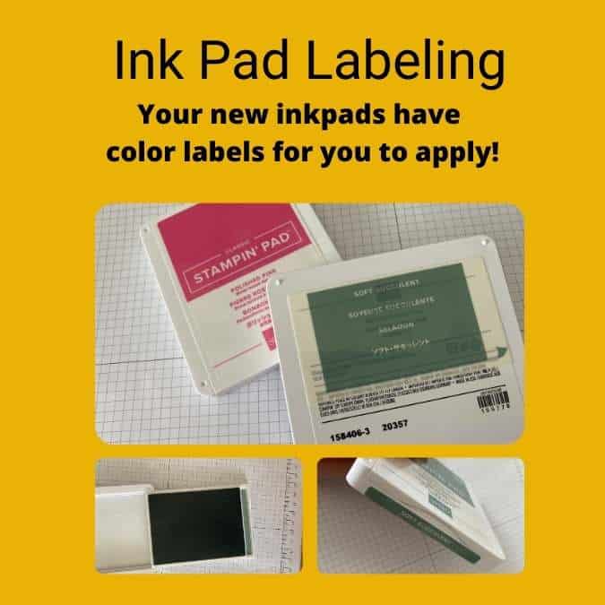 a tip on labeling your ink pads properly