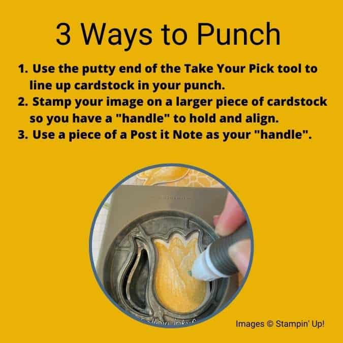 three ways to punch out an image well