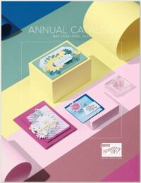 Cover photo of the current Stampin' Up! annual catalog