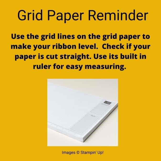 more uses for your grid paper when you are stamping
