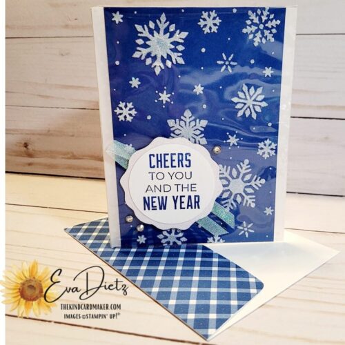 Use this Embossing Paste Technique with the Abundant Beauty Snowflake Decorative Mask with Shimmery White Embossing Paste for a Gorgeous WOW Card