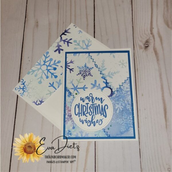 Using the Stack and Whack paper cutting method you can make 4 holiday cards easily