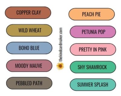 Pendaflex file labels for Stampin' Up!s 2023-25 and 2024-26 In Colors.