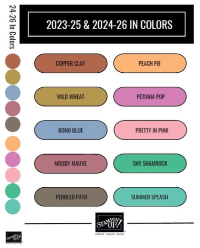 2023-25 & 2024-26 Stamp Case Insert for the Stampin' Up! InColors.