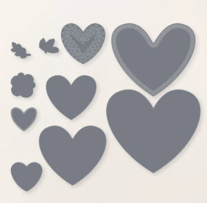 Stampin' Up!s Heart of Elegance Dies, a November 2024 Online Exclusive Product.