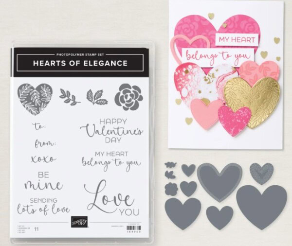 Stampin' Up!s Heart of Elegance Bundle, a November 2024 Online Exclusive Product.