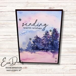 Sending Warm Wishes easy card idea