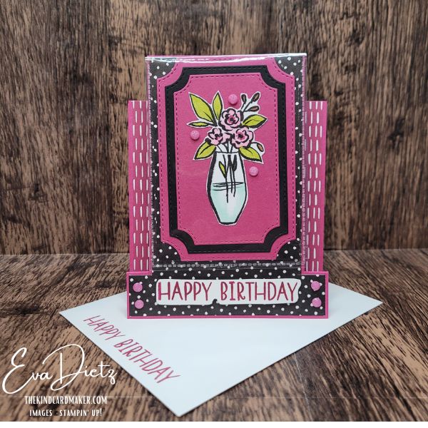 Flip Flap Easel Card with Hidden Gift Pocket