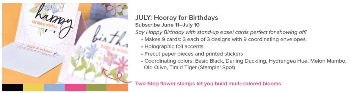 Screenshot 2026-06-25 140149 July 2026 Paper Pumpkin Kit Hooray for Birthdays