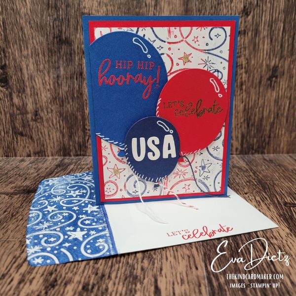 Birthday Card for America's 250th Celebration made by Eva Dietz