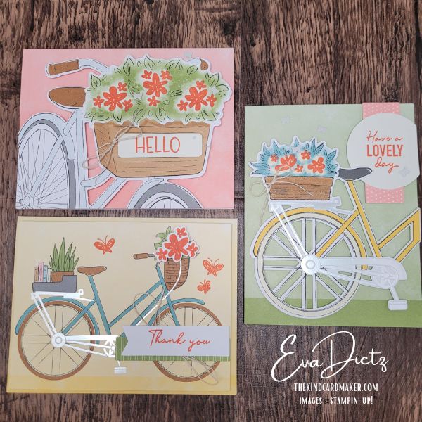 june PP bikes blooms June 2026 Paper Pumpkin Kit called Bikes and Blooms